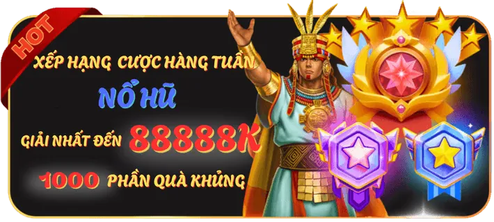 Hình ảnh khuyến mãi hoàn trả hàng tuần cho game Nổ Hũ tại 286bet Win